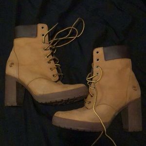 Timberland high heel boots